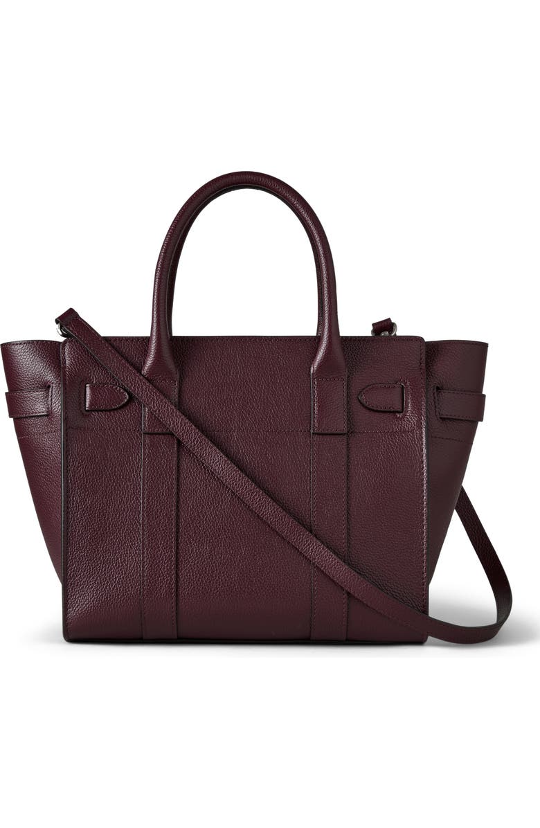Mulberry Small Zipped Bayswater, Alternate, color, Black Cherry