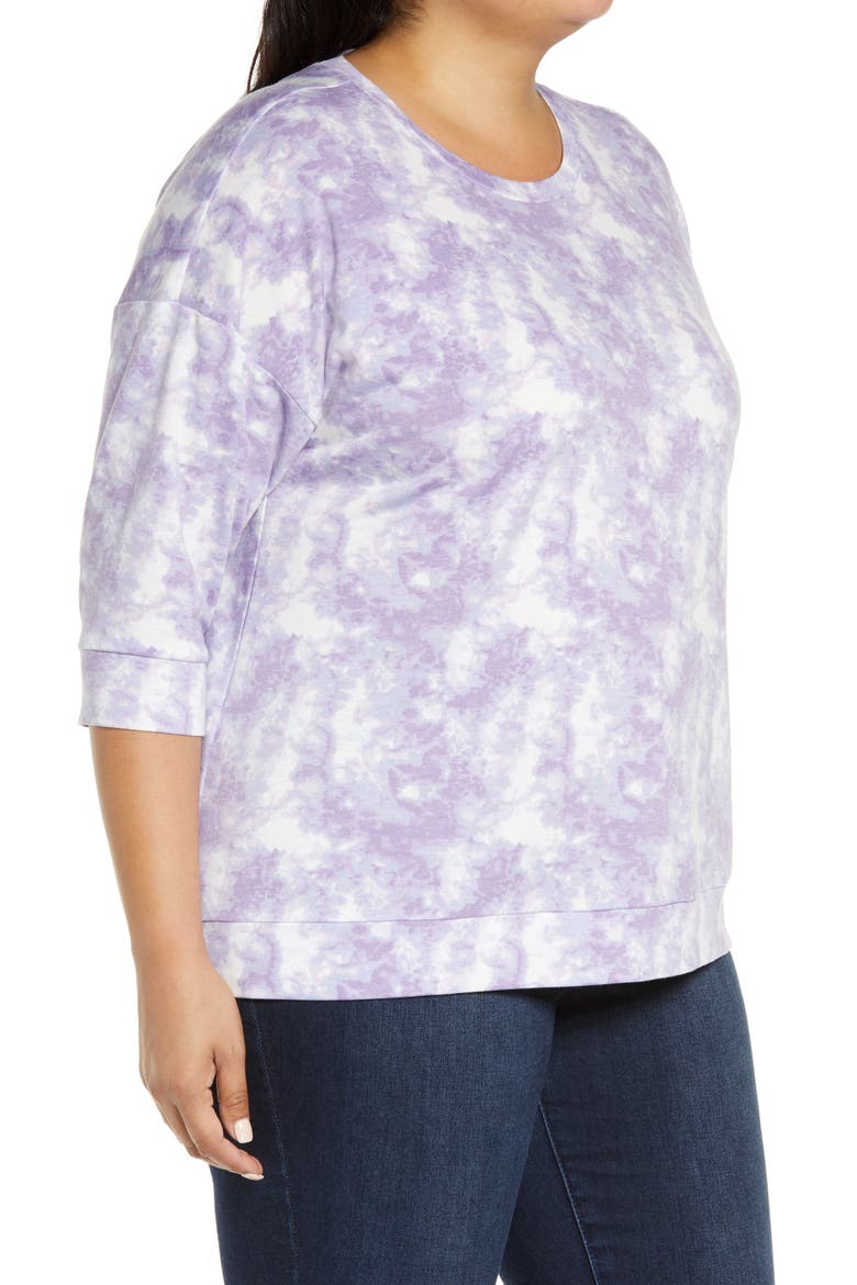 Tie Dye Top, Alternate, color, PURPLE TIE DYE