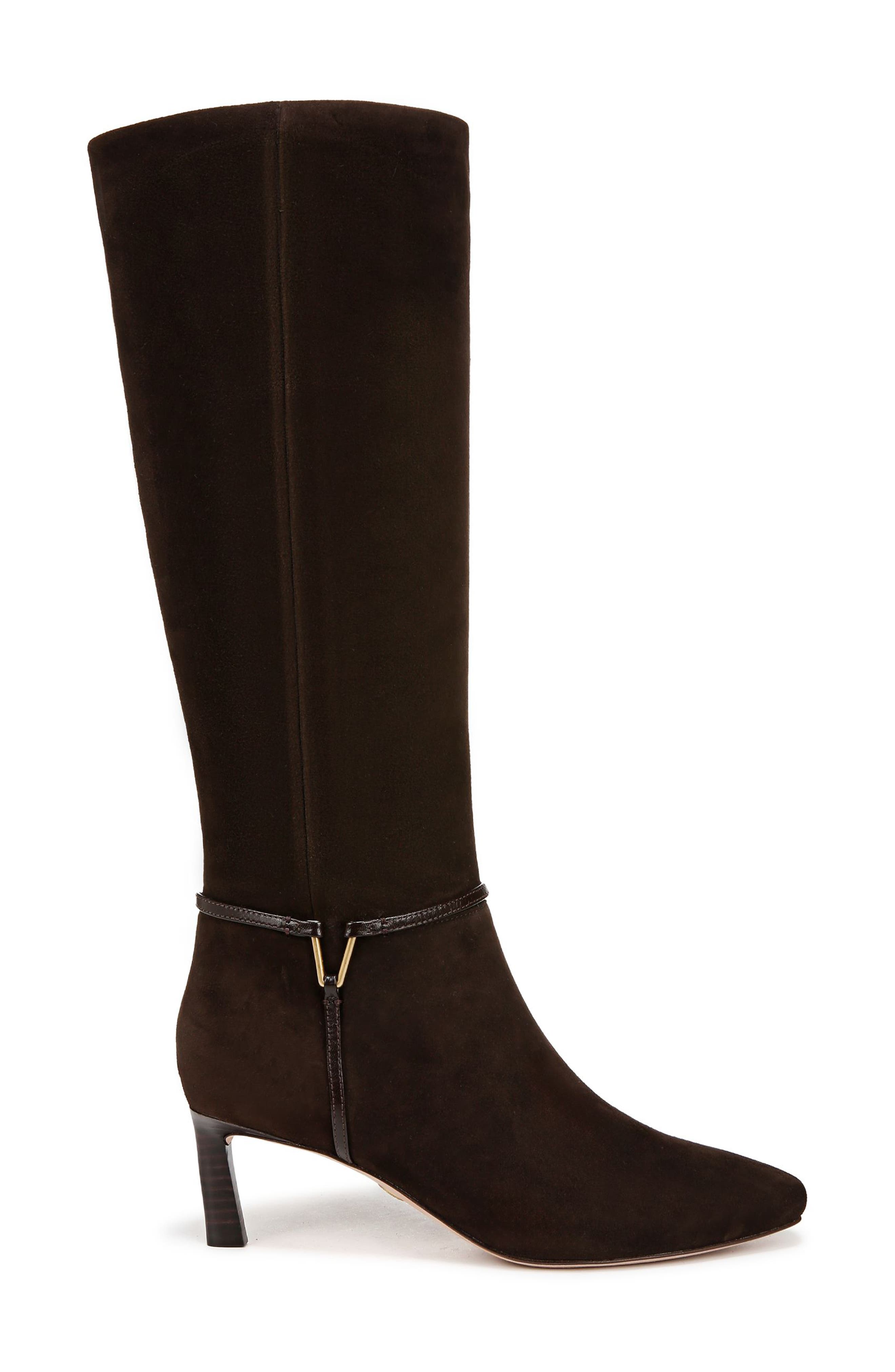Veronica Beard Kenzie Knee High Boot, Alternate, color, Espresso