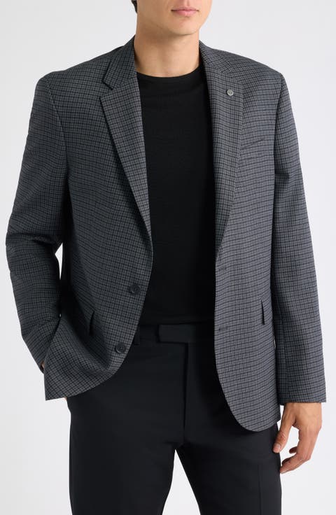 Ross Checked Slim Fit Sport Coat