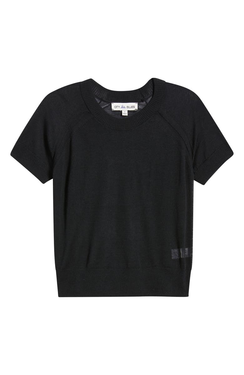 CITY BLUES Short Sleeve Knit Shirt, Main, color, 