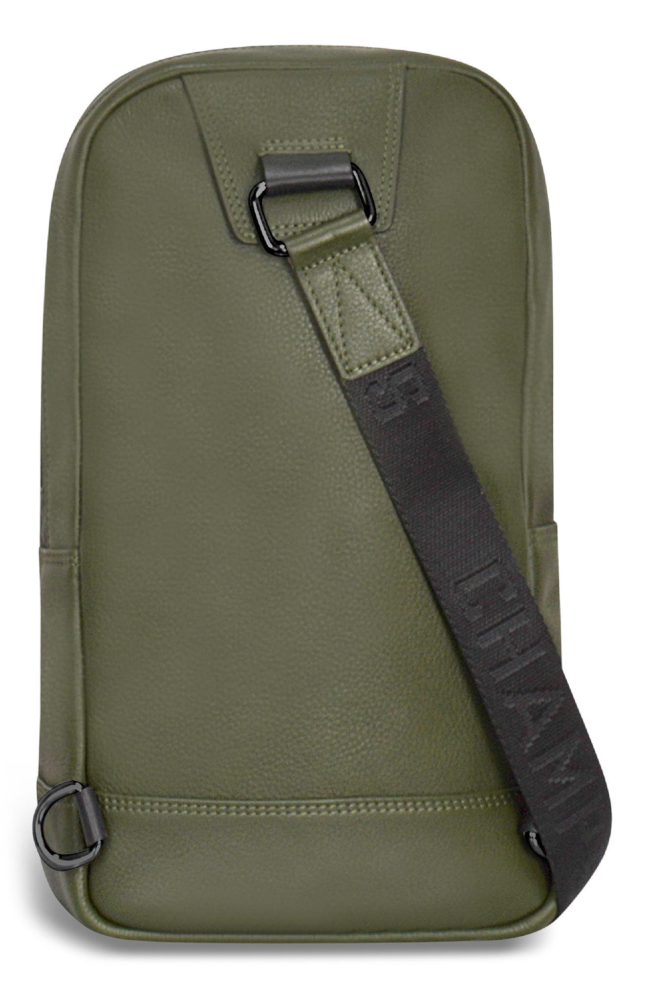 CHAMPS Onyx Leather Sling Bag, Alternate, color, Khaki
