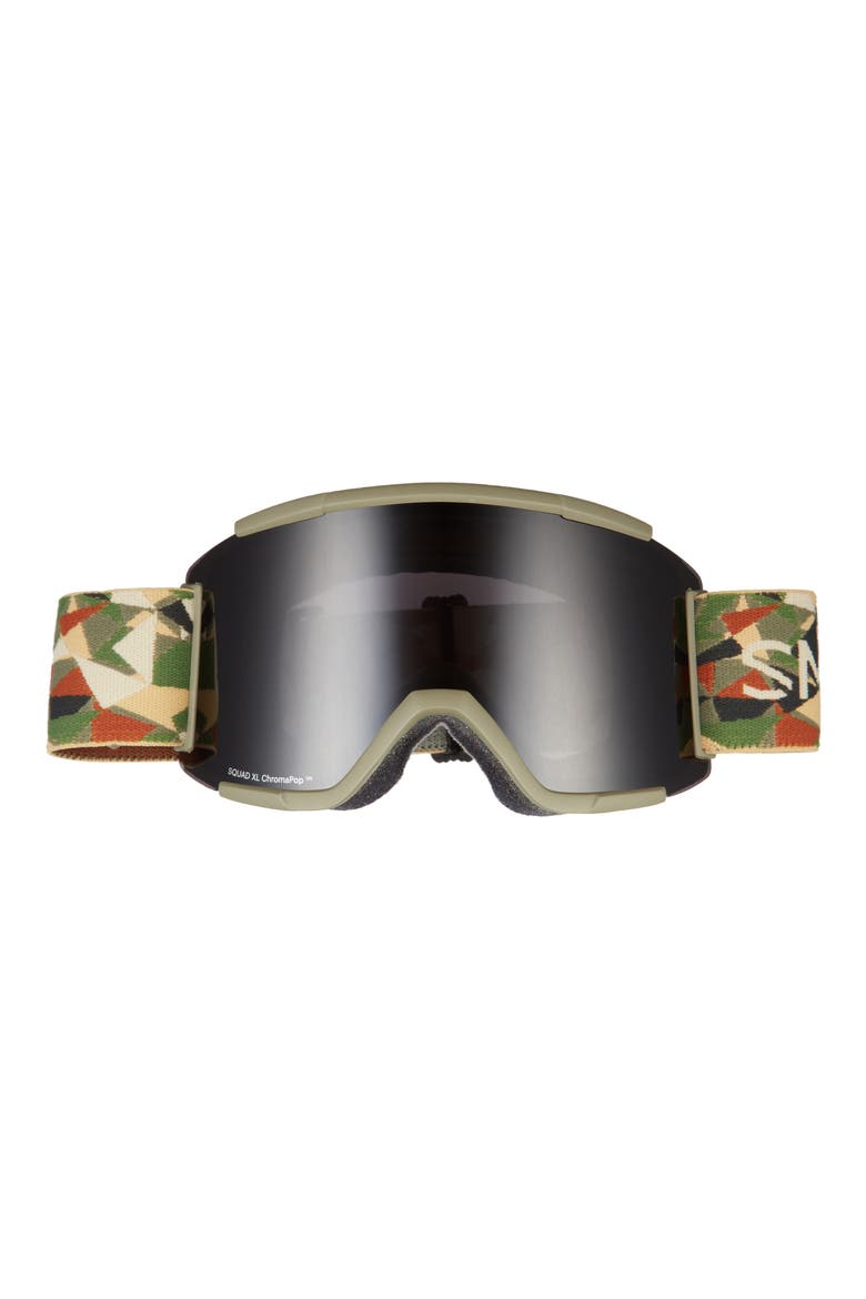Squad XL 185mm Snow Goggles, Main, color, ALDER GEO CAMO BLACK