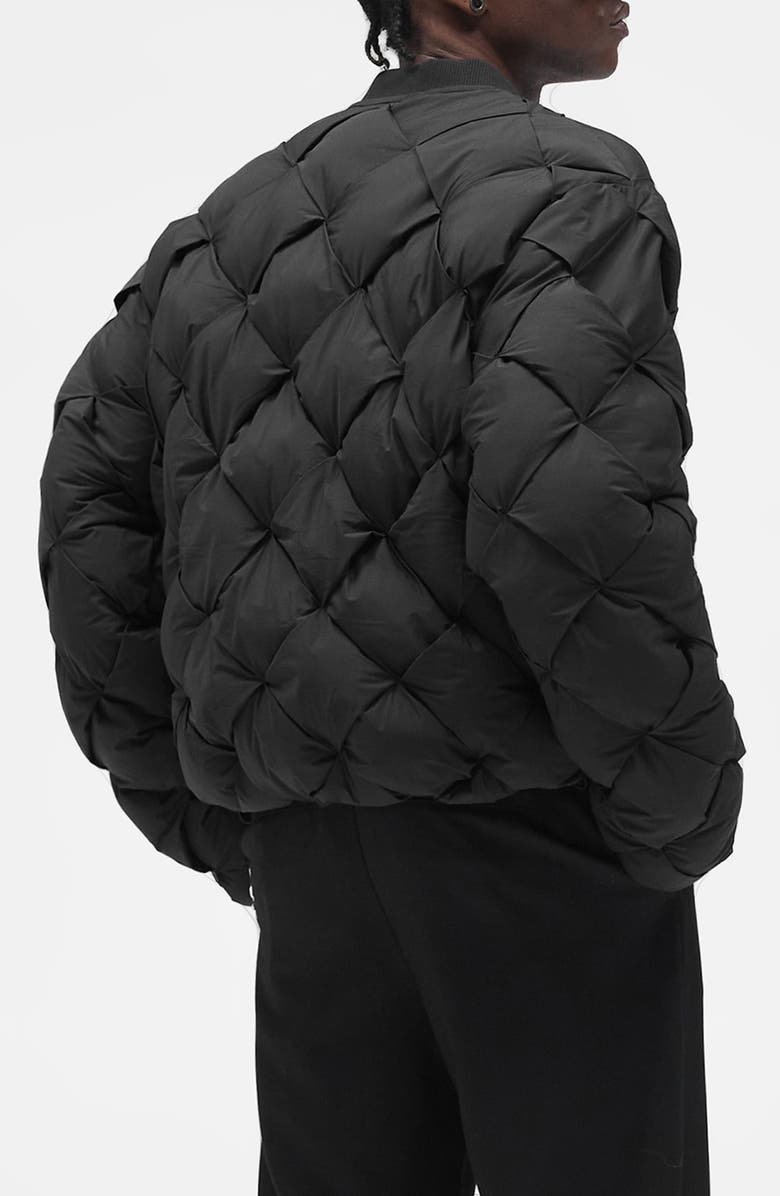 Represent Pillow Puffer Jacket, Alternate, color, Jet Black