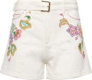 Cinq à Sept Jardin Boheme Ceil Denim Shorts