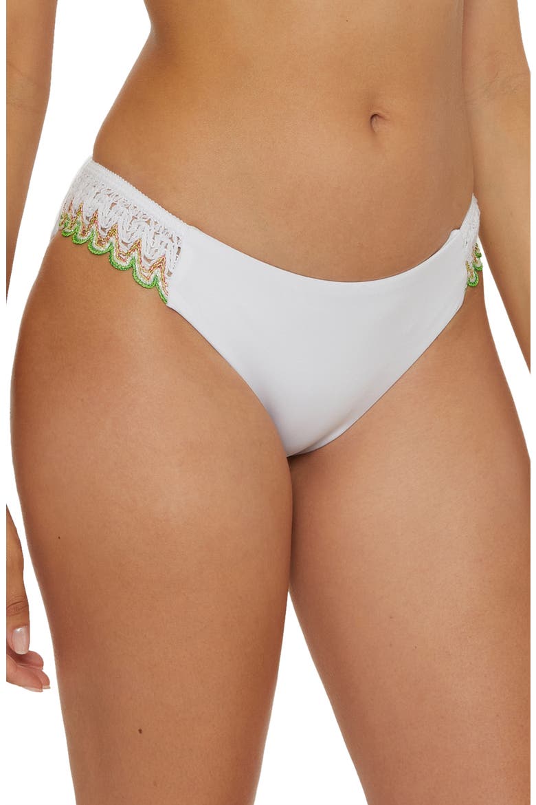 Delilah Bikini Bottoms, Alternate, color, WHITE