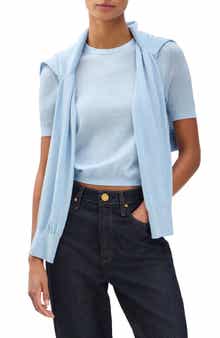 Adeline Short Sleeve Cashmere Sweater