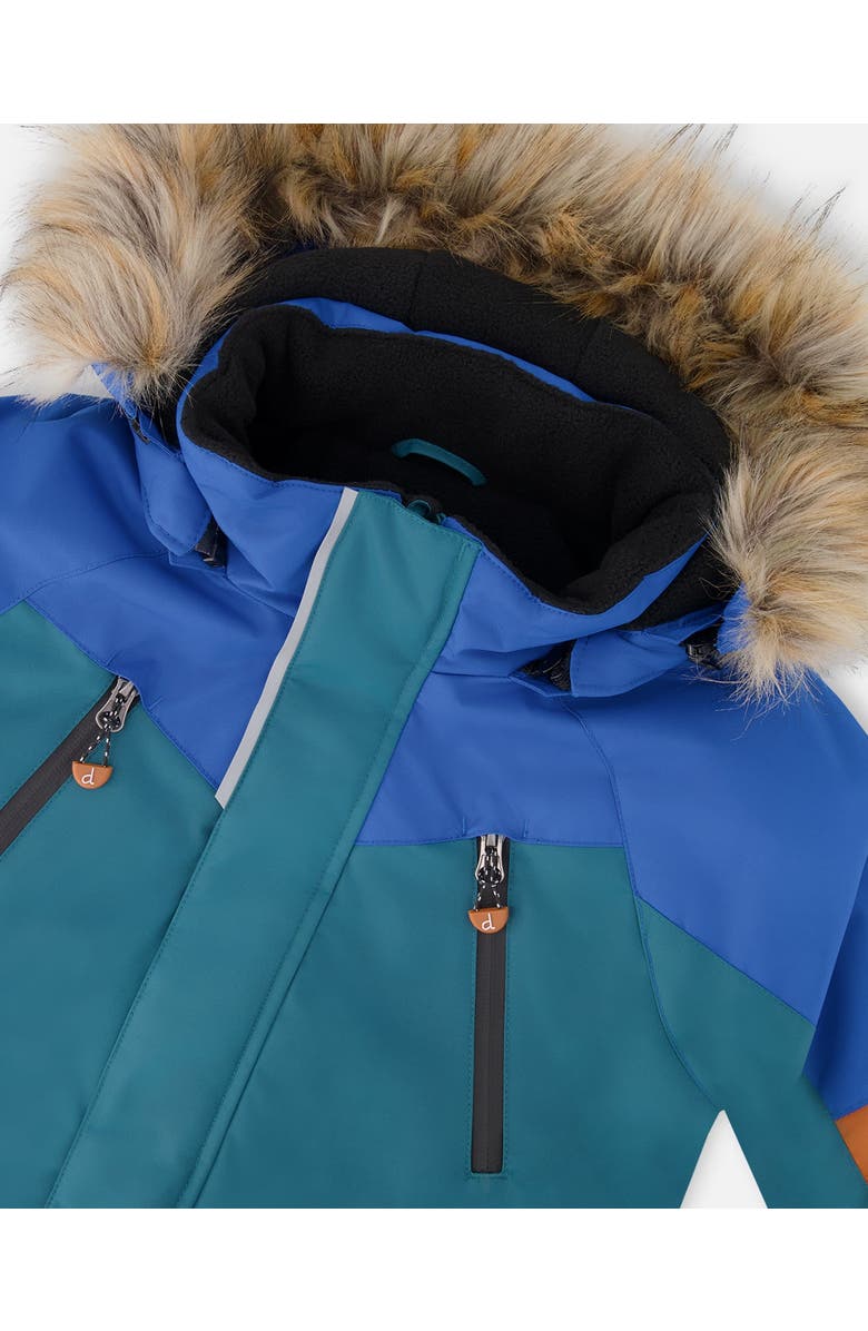 Deux par Deux Boy Two-Piece Play Snowsuit, Alternate, color, Black