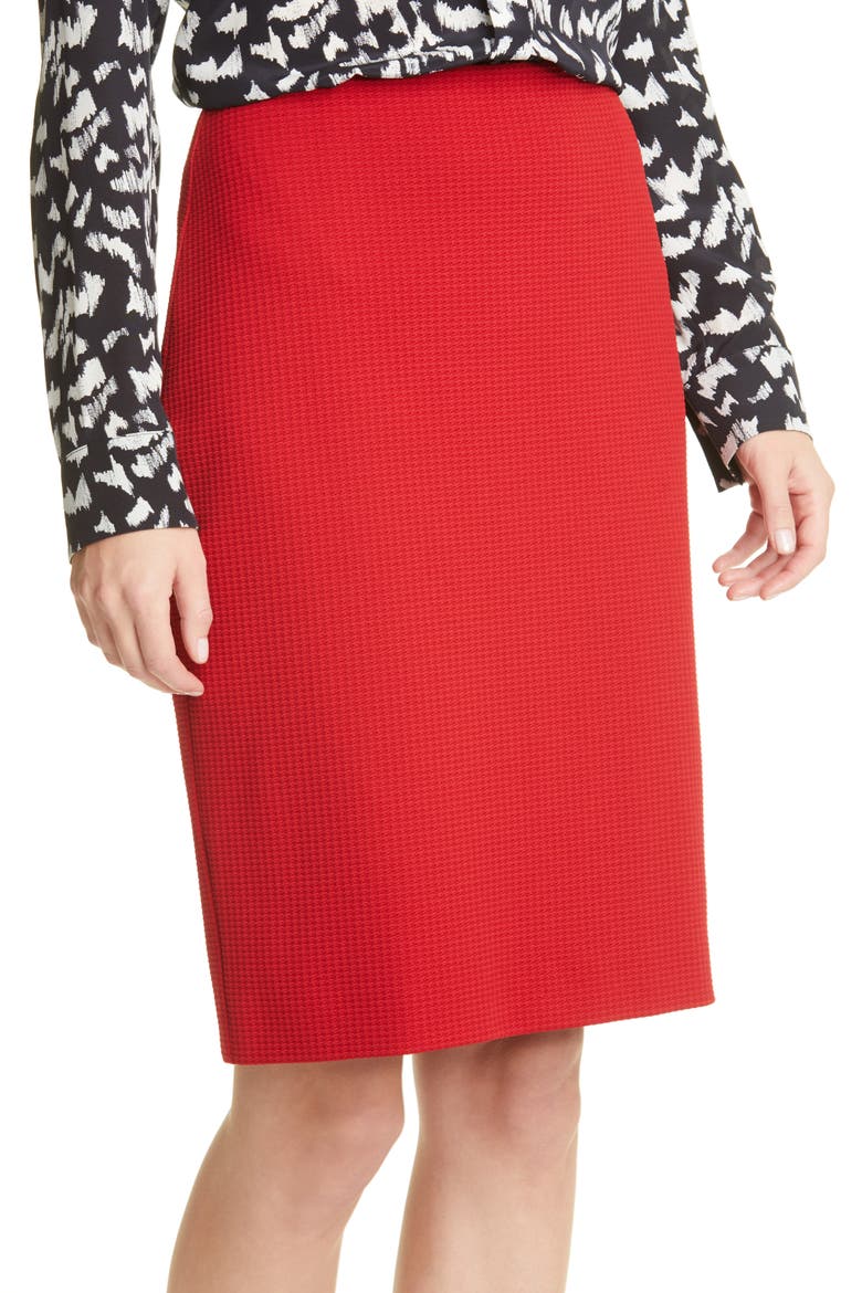 Vineka Woven Pencil Skirt, Alternate, color, HOPE