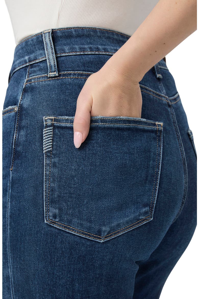 Flaunt Spotlight Curvy Raw Hem High Waist Crop Wide Leg Jeans, Alternate, color, VIGNETTE