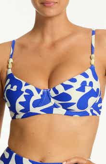 Sea Level Seascape Balconette Bikini Top