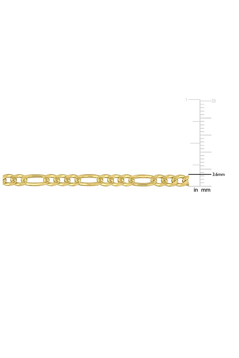 Figaro Chain Bracelet & Necklace Set, Alternate, color, GOLD