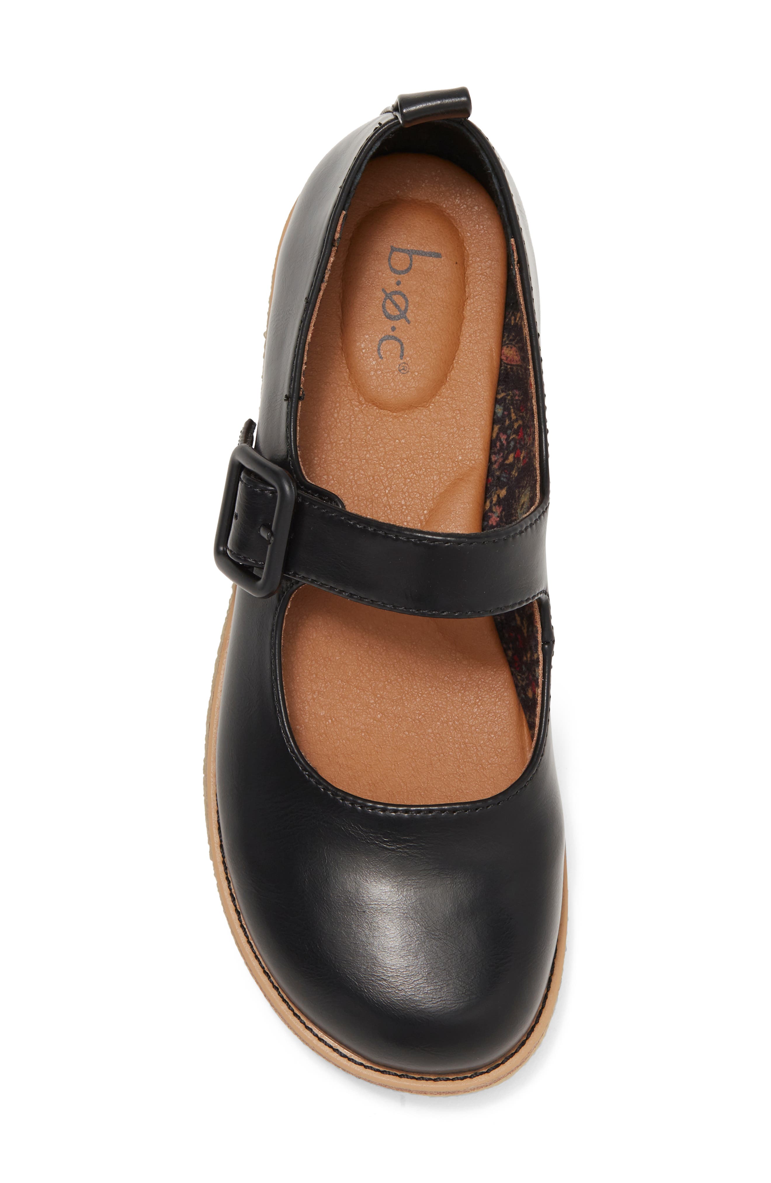 B O C BY BØRN Lara Mary Jane Flat, Alternate, color, Black