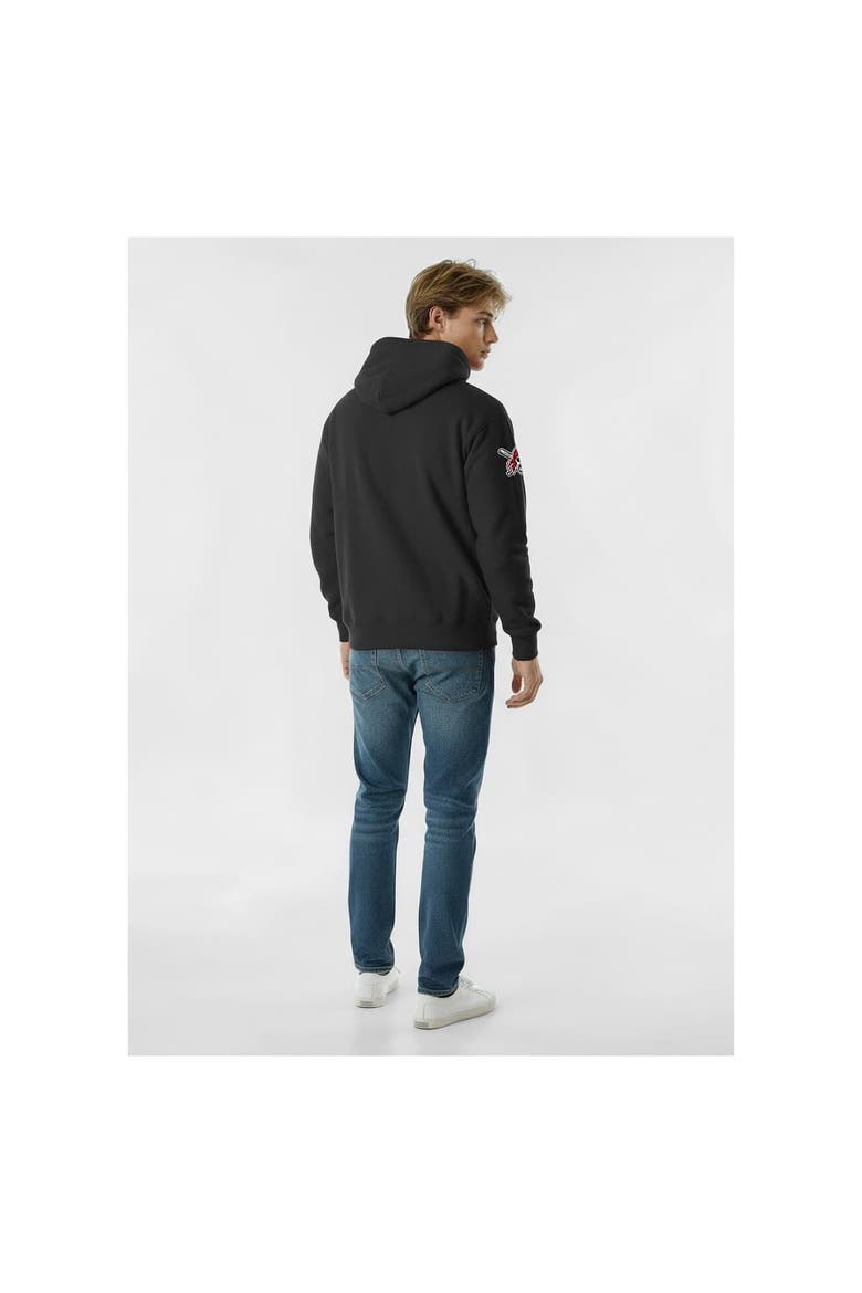 Men's Champion  Black Pittsburgh Pirates Reverse Weave Chenille Hoodie, Alternate, color, Black