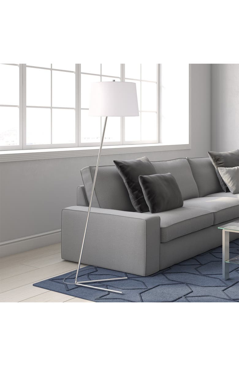 ADDISON AND LANE Markos Floor Lamp - Nickel, Alternate, color, 