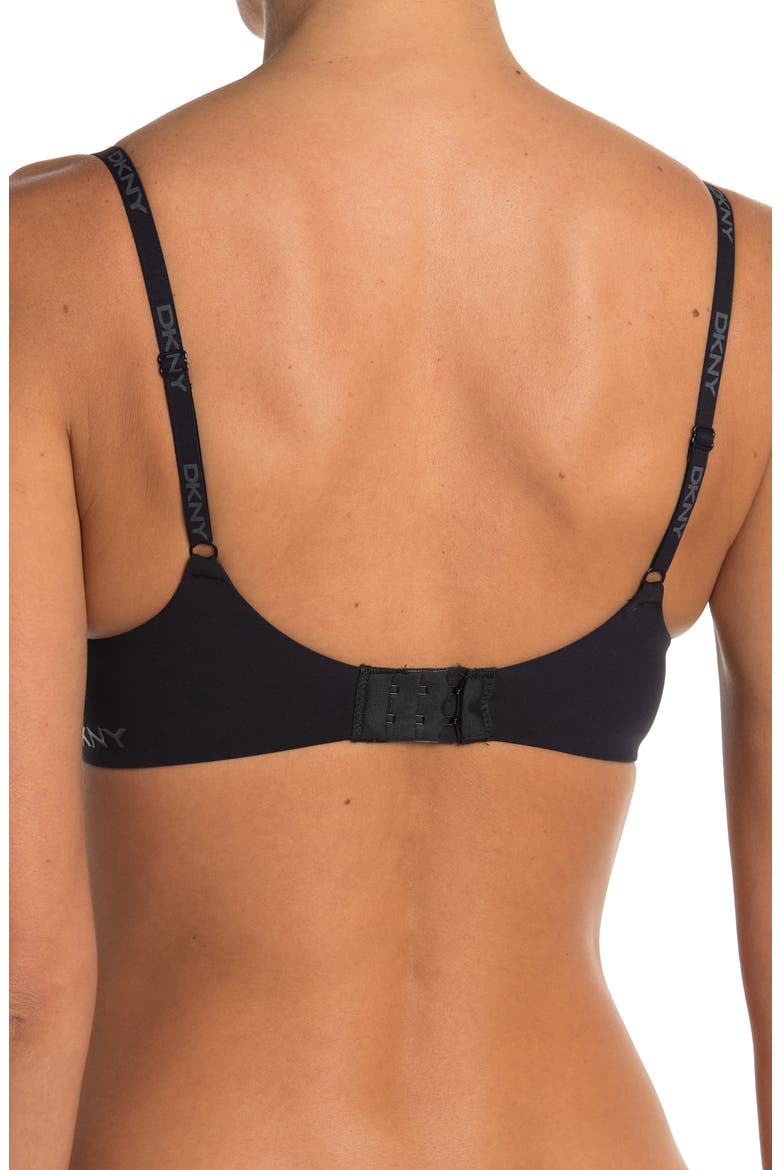 Wireless T-Shirt Bra, Alternate, color, BLACK