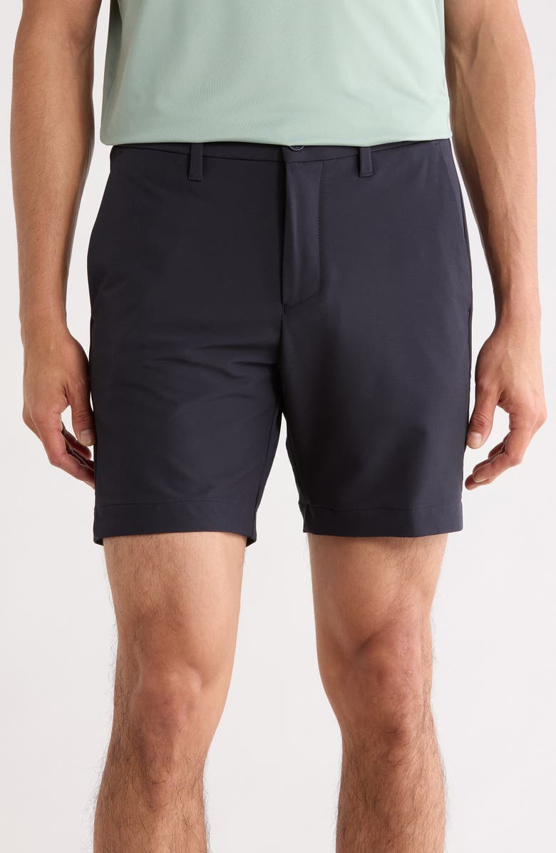 BOSS Motioner Shorts, Main, color, Dark Blue