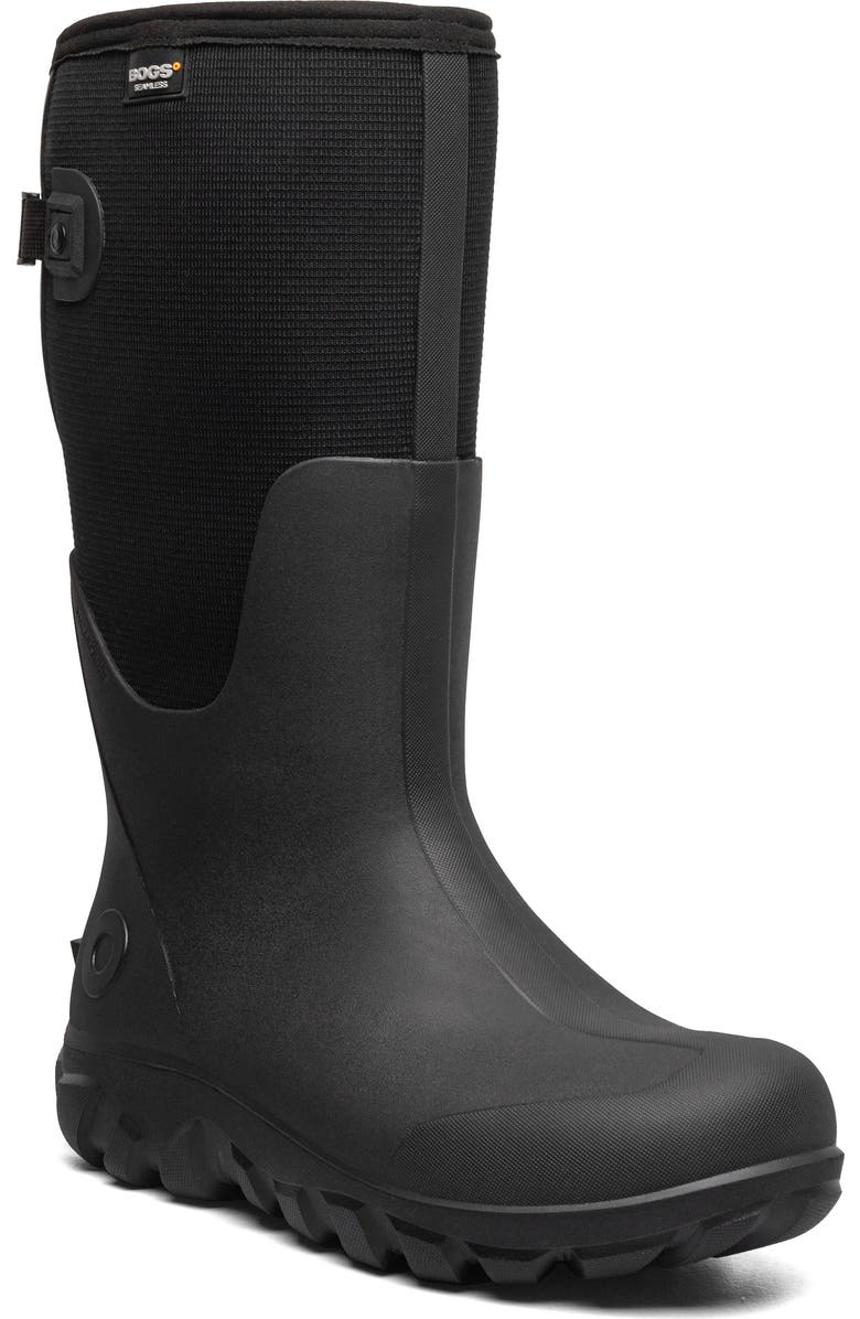 Bogs Classic Seamless Tall Waterproof Boot, Main, color, Black