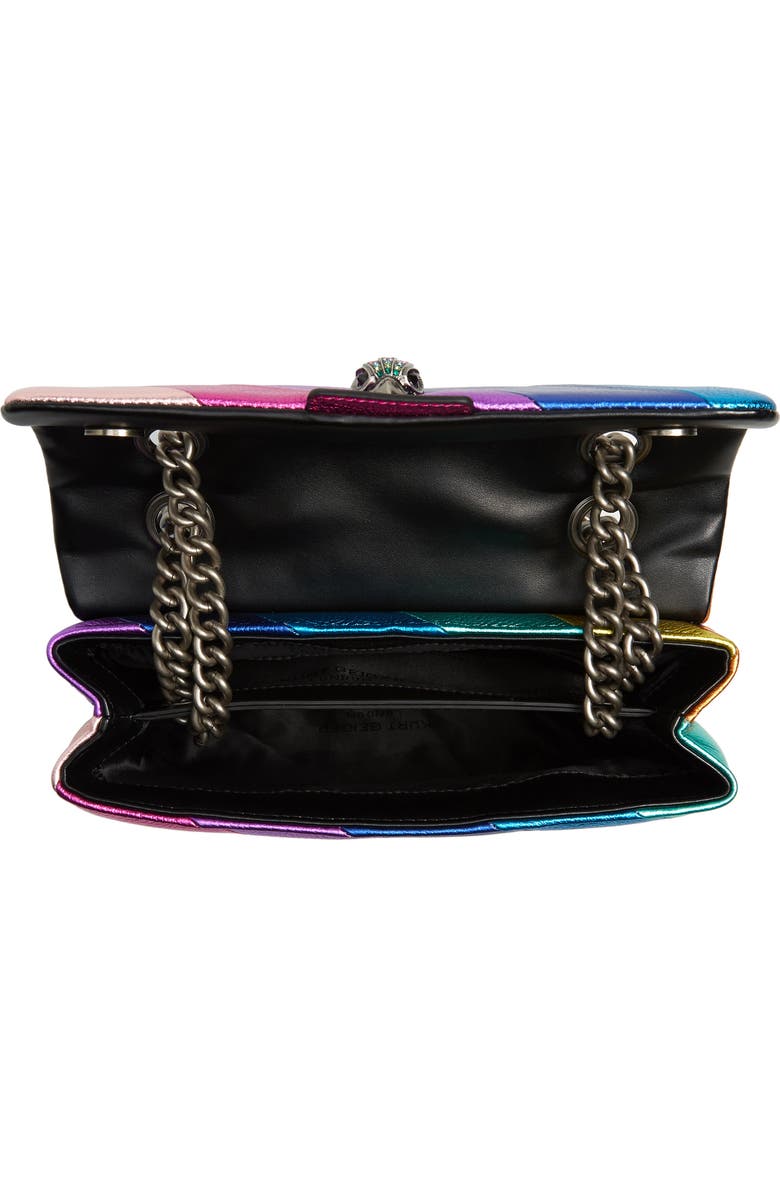 Kurt Geiger London Kensington Leather Convertible Shoulder Bag, Alternate, color, Pink Multi