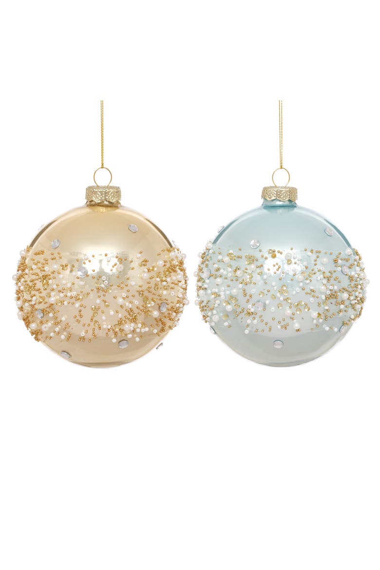 Enchanted Sparkle Ornament, Box of 6, Main, color, Champagne Gold