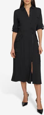 DKNY Cargo Midi Dress