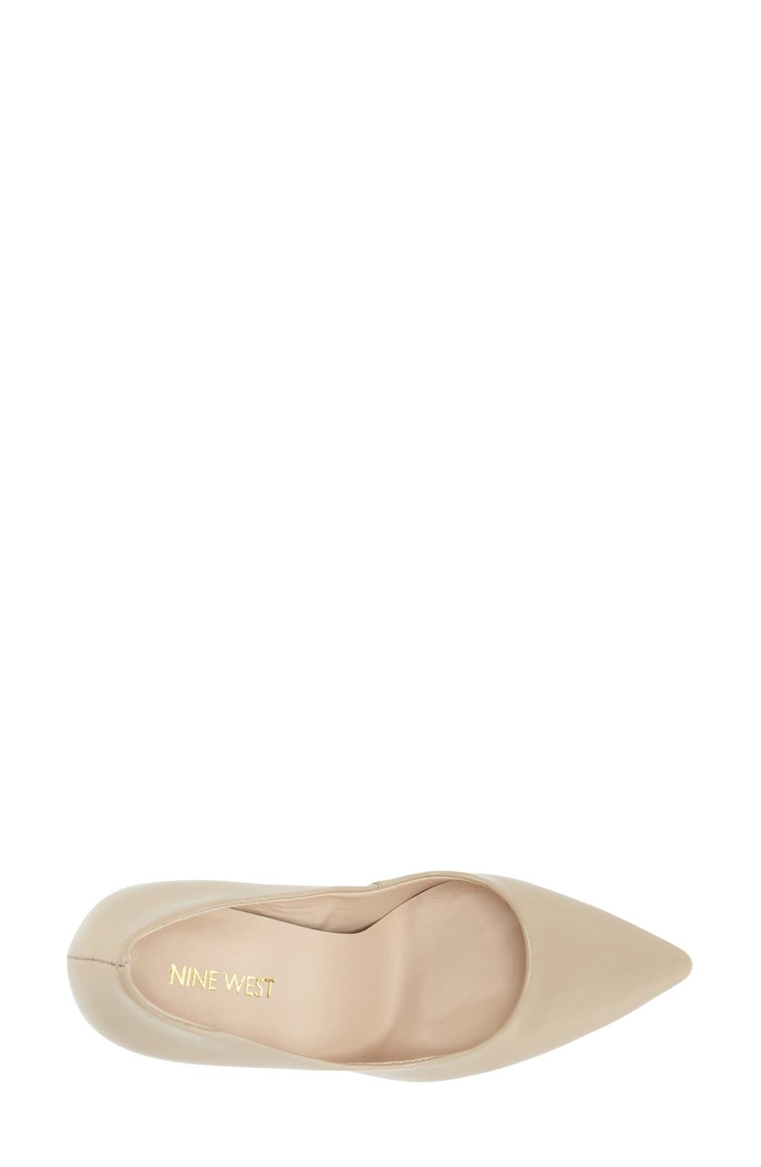'Frolic' Pump, Alternate, color, LIGHT NATURAL/ LEATHER