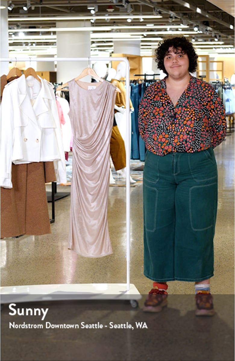 Shimmer Pleated Dress, sales video thumbnail