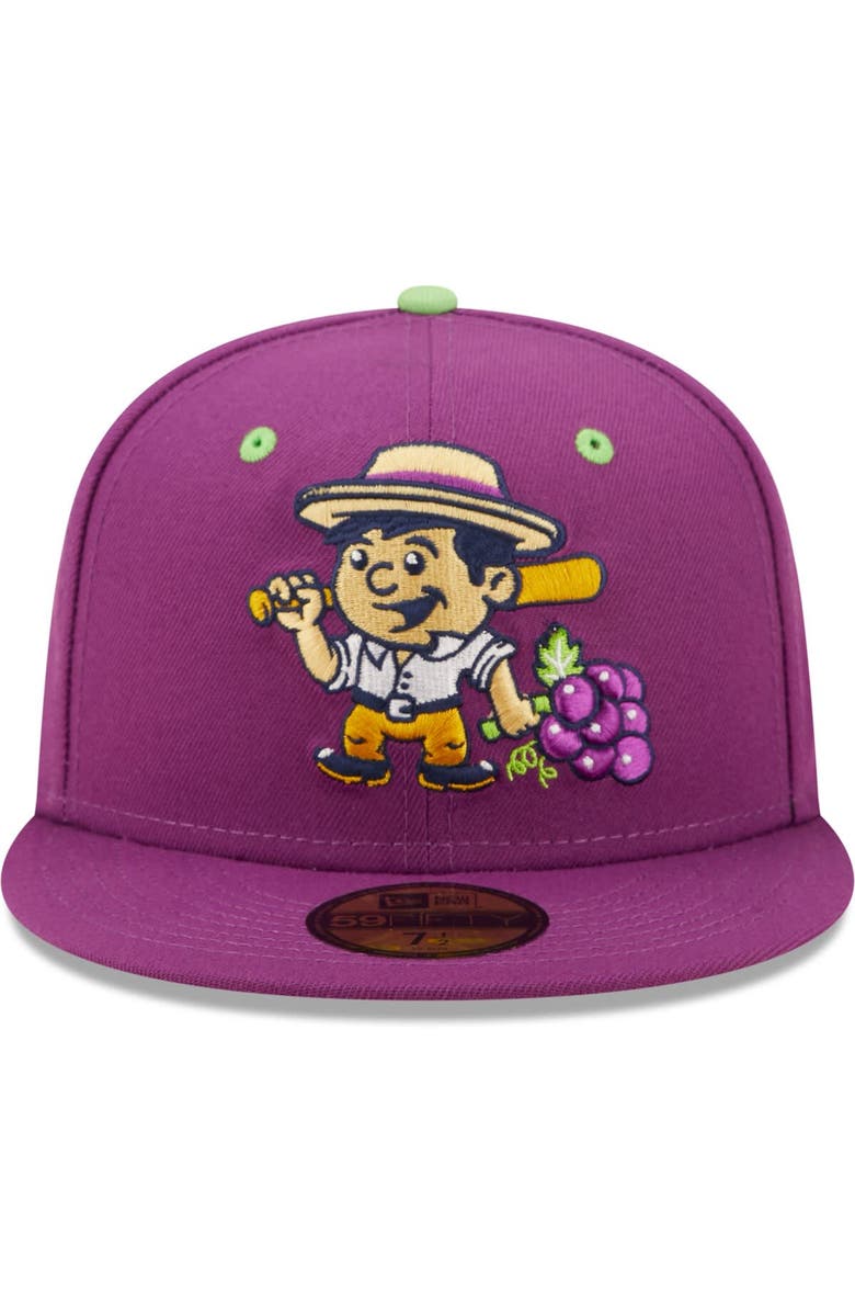 New Era Men's New Era Purple Viñeros de Tri-City Copa De La Diversion 59FIFTY Fitted Hat, Alternate, color, Purple