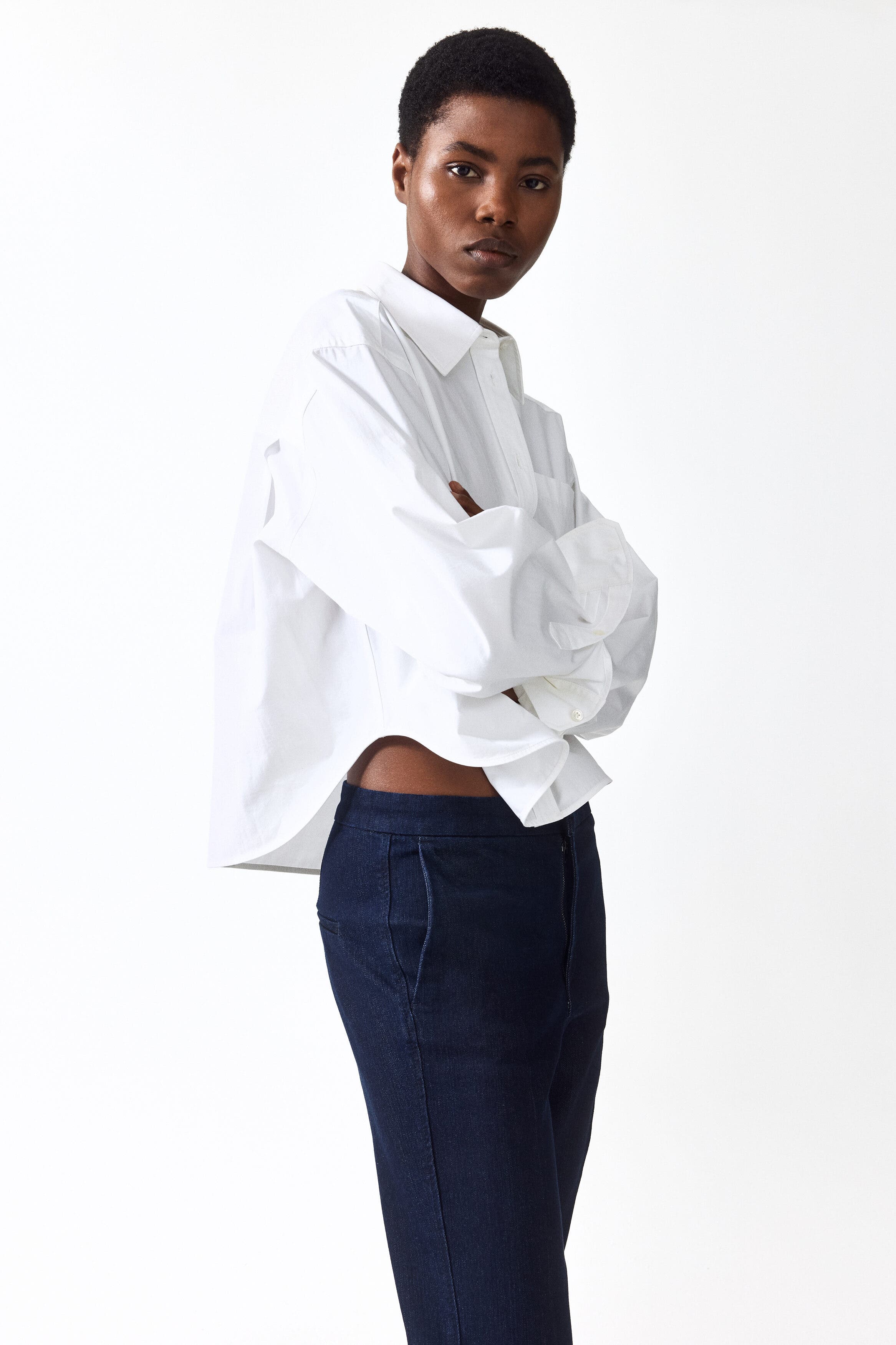Flared High Waist Ankle Jeans - image 2