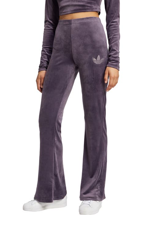 Bling Velvet Flared Pants