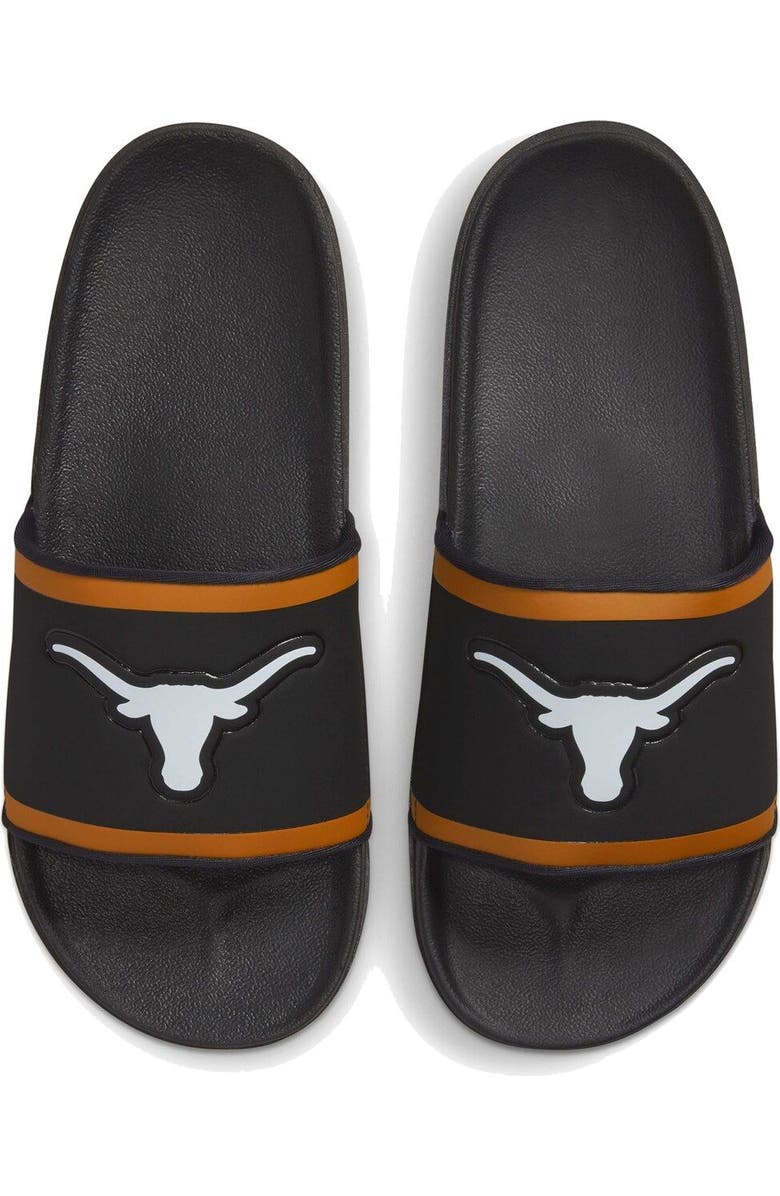 Nike Texas Longhorns Off-Court Wordmark Slide Sandals, Main, color,