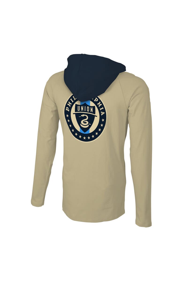 Stadium Essentials Men's Stadium Essentials Gold Philadelphia Union Tradition Raglan Hoodie Long Sleeve T-Shirt, Alternate, color, 