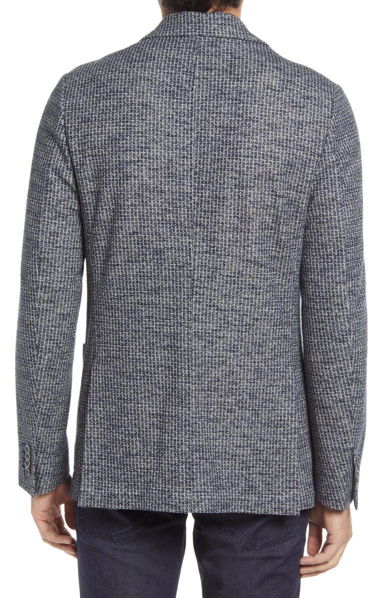 Canali Trim Fit Bouclé Jersey Sport Coat, Alternate, color,