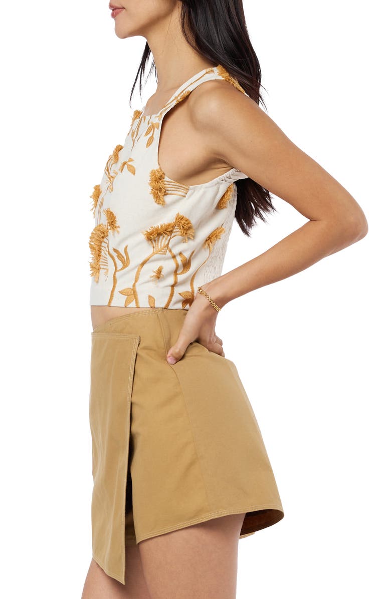 CIEBON Inah Embroidered Tank, Alternate, color, White Multi