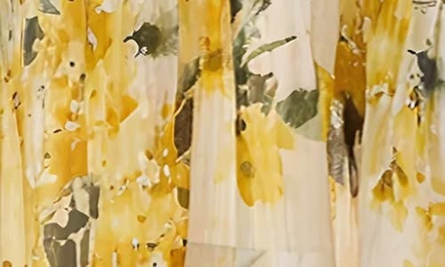 Socialite High/low Halter Dress In Yellow/sage