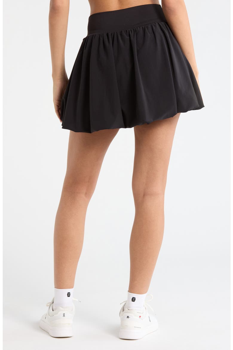 Court Mode Bubble Skirt, Alternate, color, BLACK