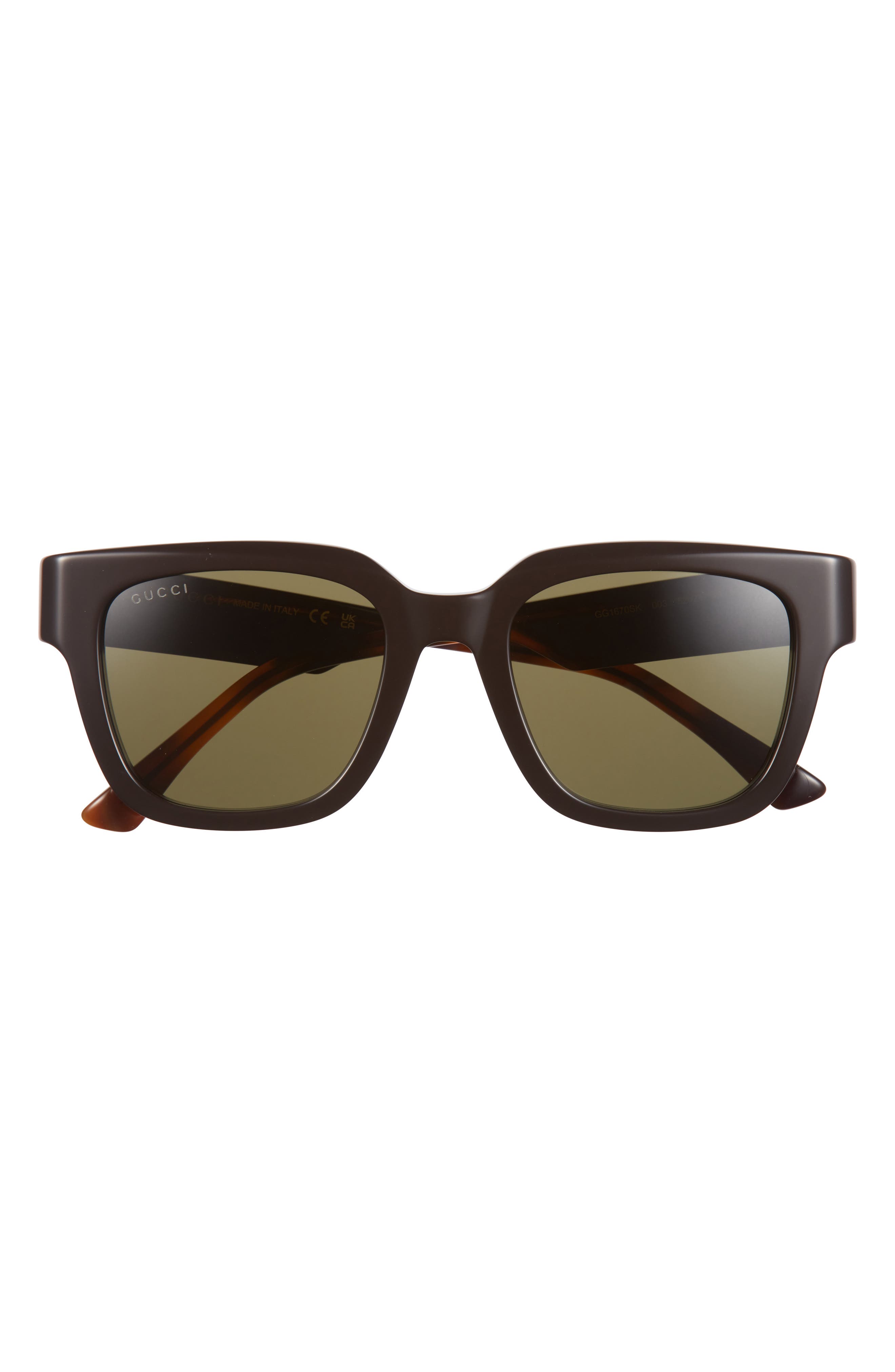 Gucci 52mm Square Sunglasses
