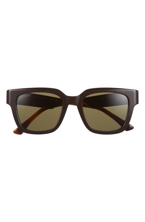 52mm Square Sunglasses