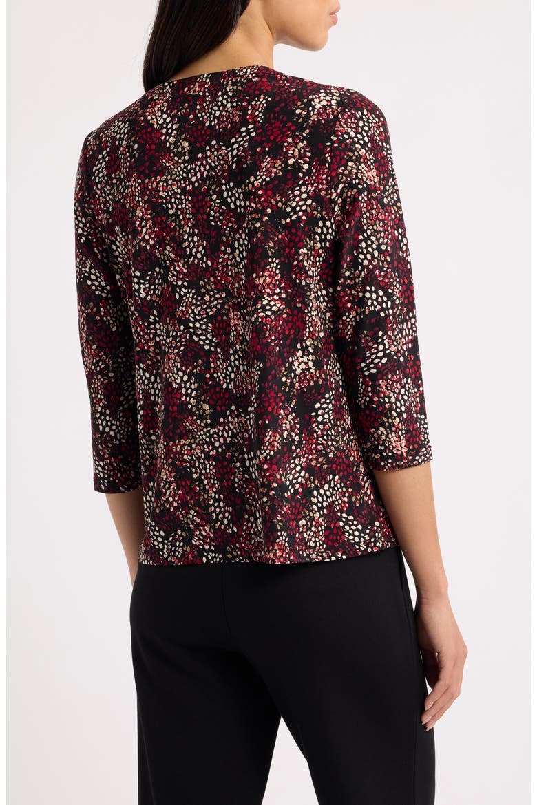 Printed Henley Knit Top, Alternate, color, ANNE BLACK MULTI