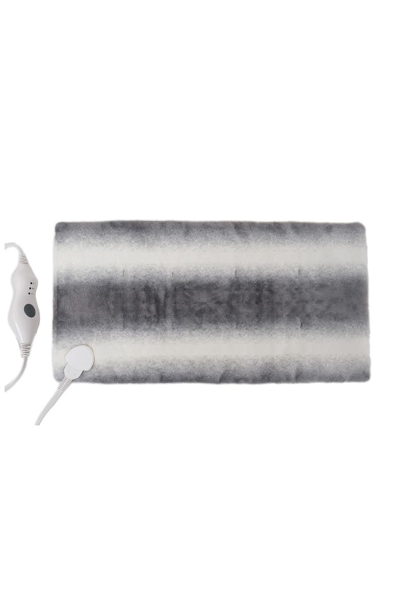 Faux Fur Hearing Pad, Main, color, GREY/ LIGHT GREY