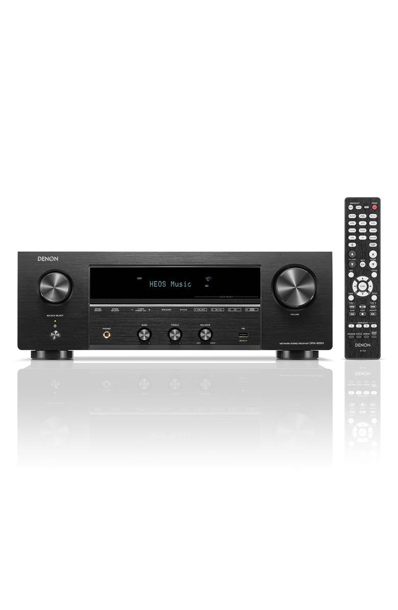 Denon DRA-900H 2.1 Channel 8K Stereo AV Receiver with HEOS Built-In, Main, color, Black