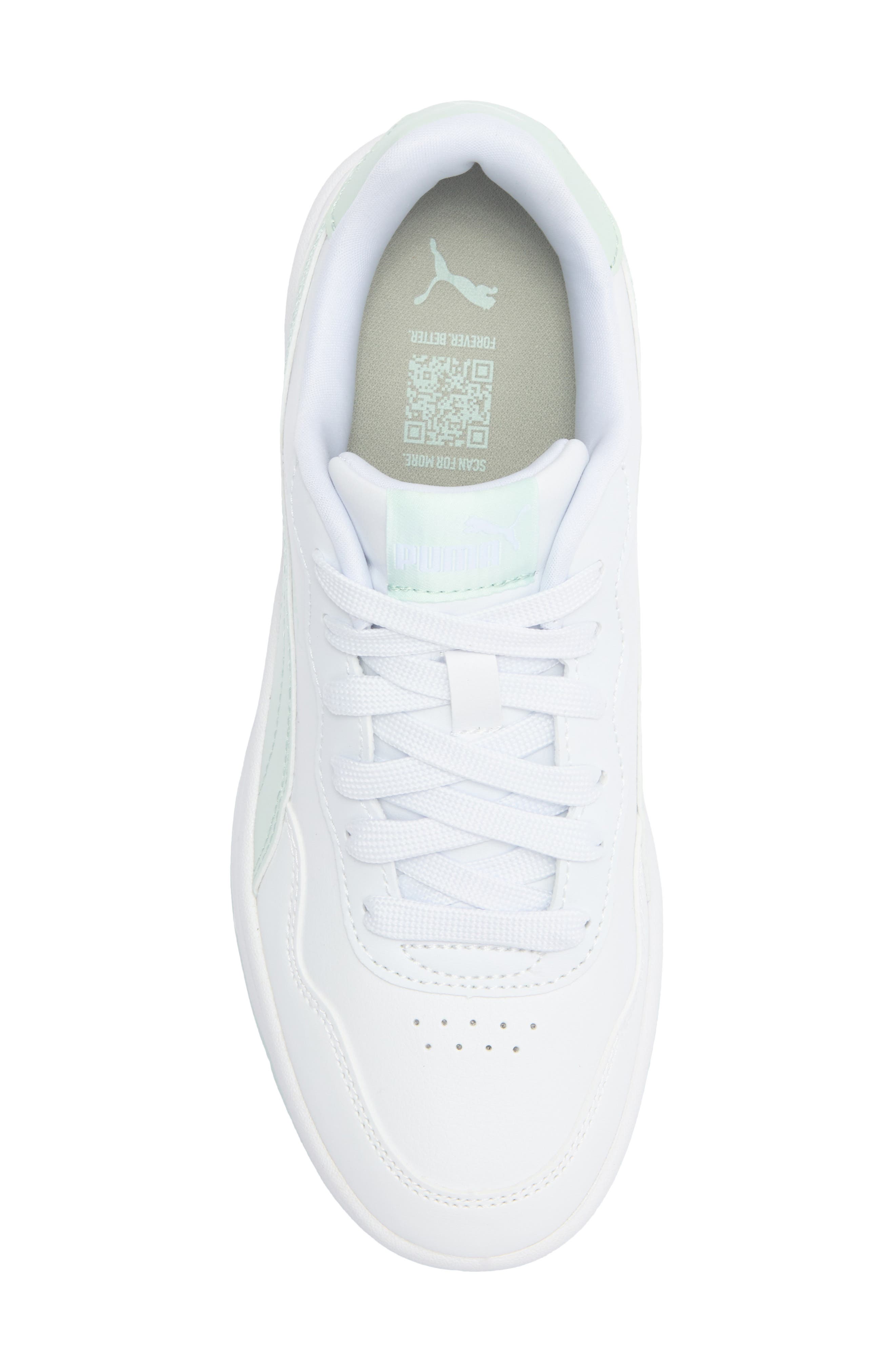PUMA Court Lally Skye Sneaker, Alternate, color, Puma White/ Peaceful Blue