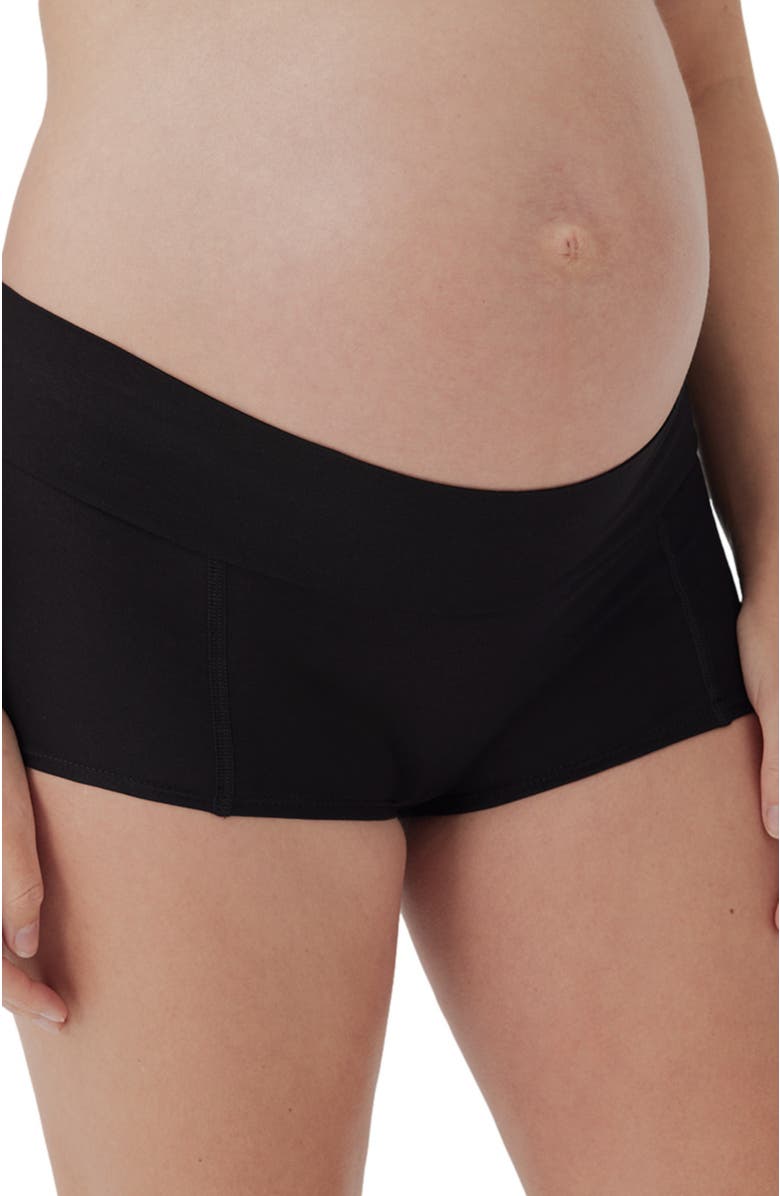 Pact Organic Cotton Maternity Foldover Brief 4-Pack, Alternate, color, Everyday Basics