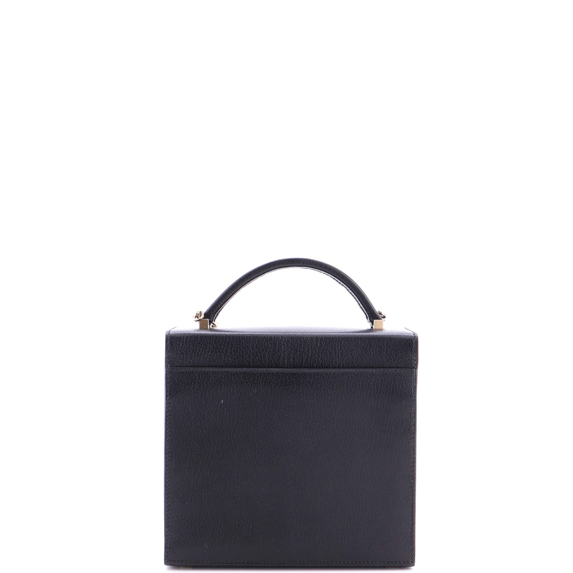 Cinhetic Top Handle Bag Chevre Chamkila, Alternate, color, Noir