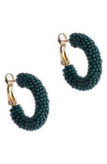 Deepa Gurnani Archie Hoop Earrings