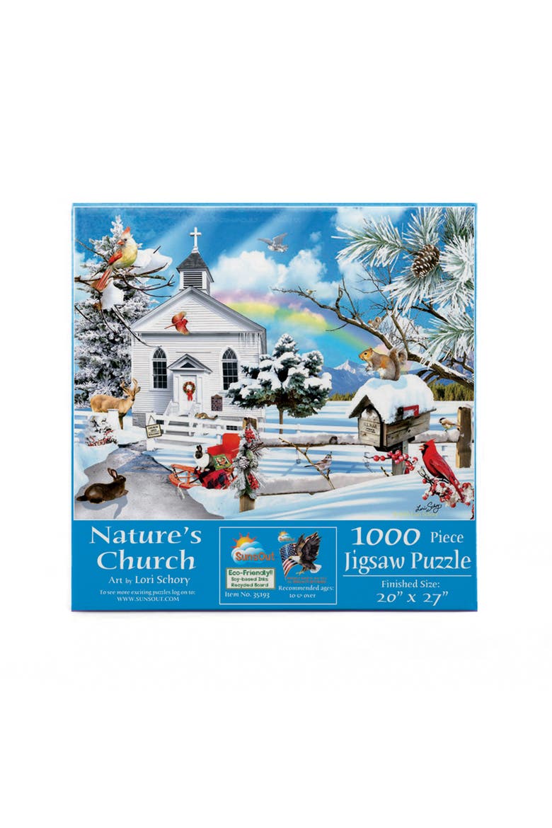 Nature's Church 1000 piece Jigsaw Puzzle for Adults, Alternate, color, Multicolor