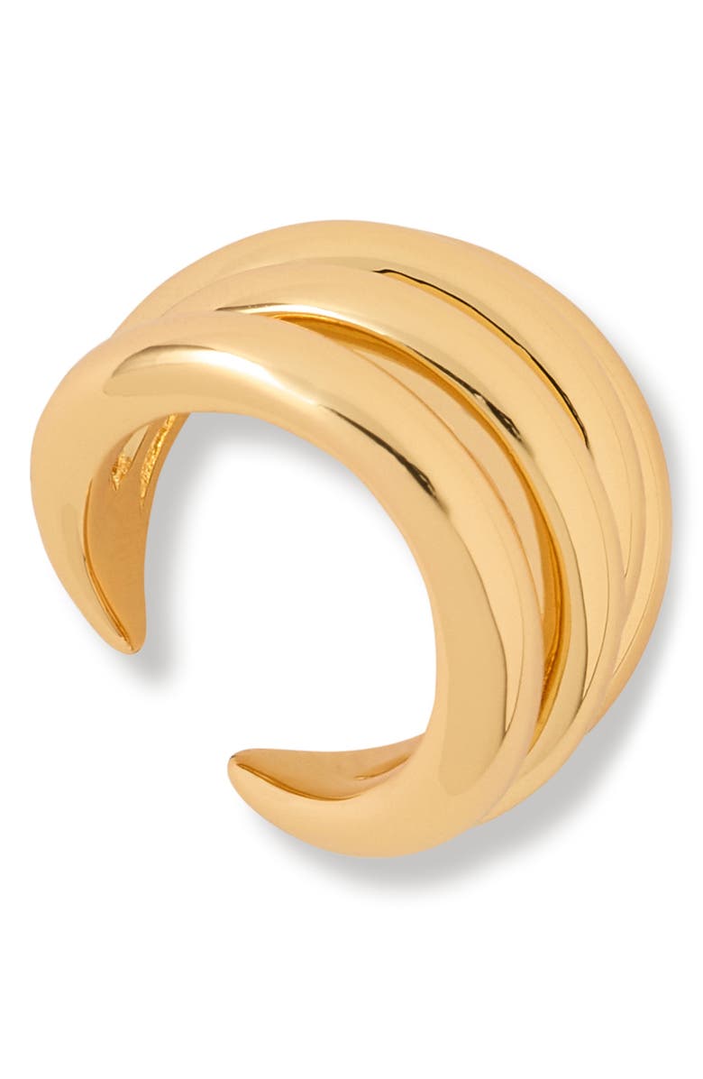 Jennifer Fisher Interlocking Ear Cuff, Alternate, color, Gold
