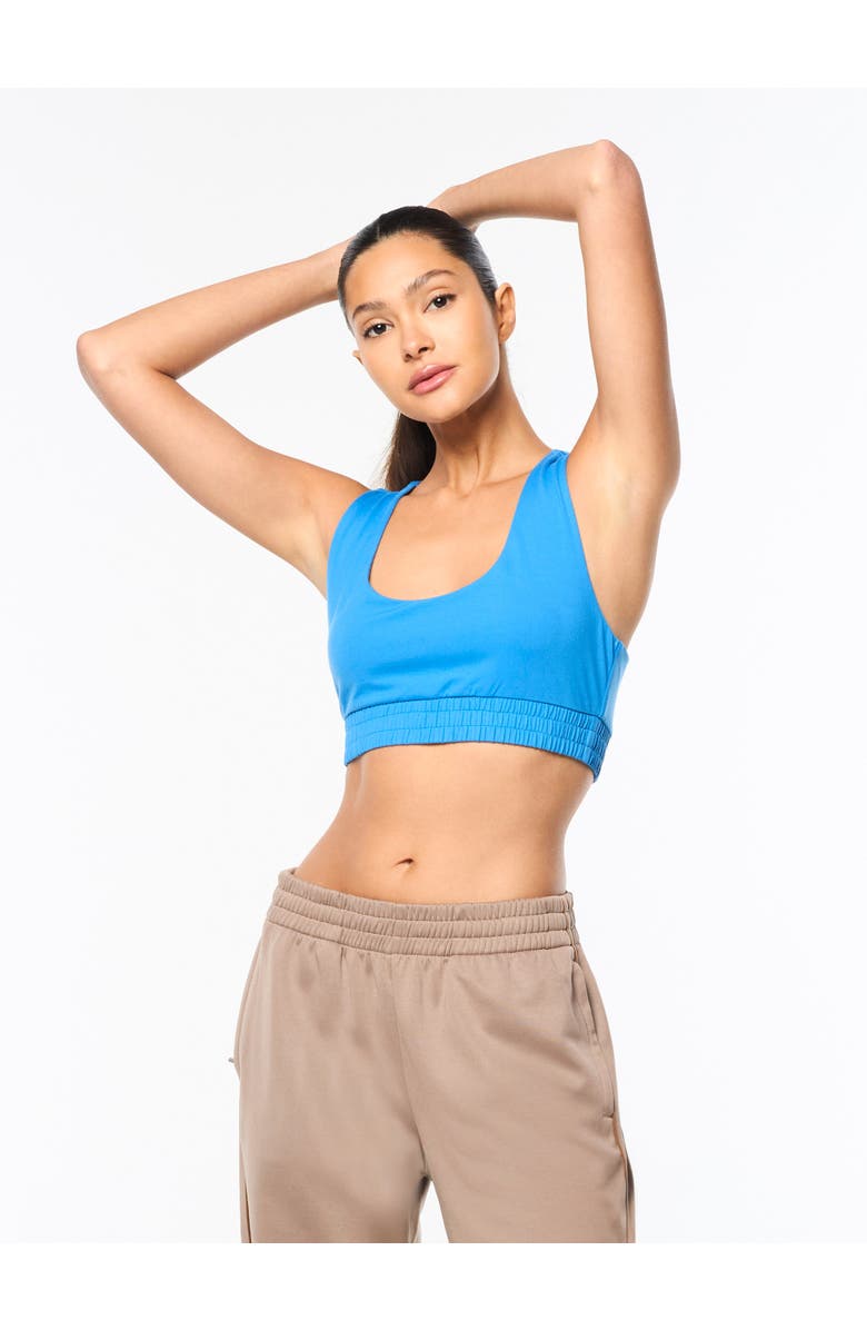 Sergio Tacchini Colonna Performance Sports Bra, Main, color, French Blue