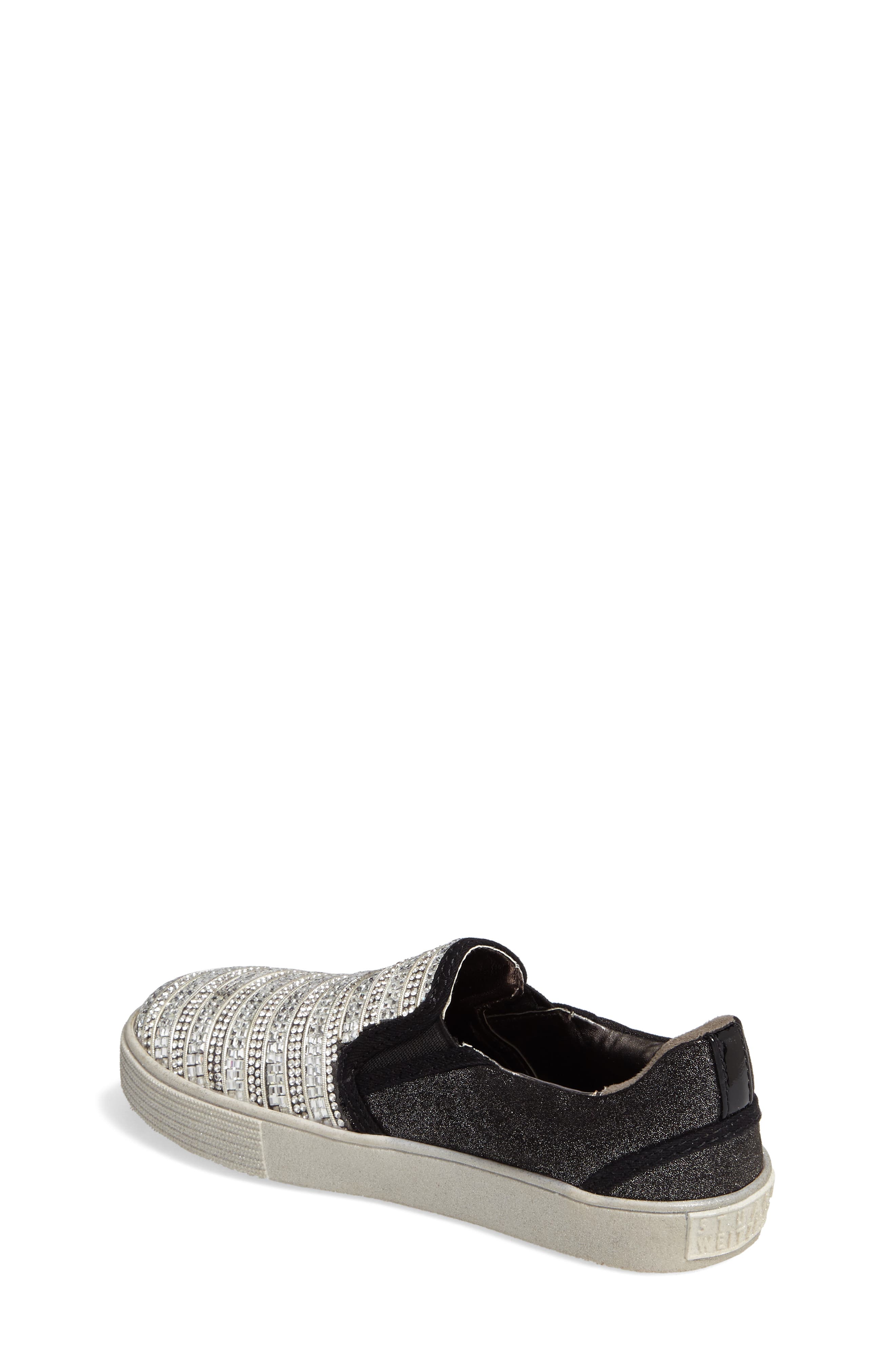 Stuart Weitzman Vance Glitz Slip-On Sneaker, Alternate, color, 
