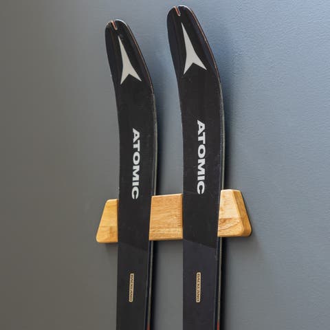 Vail Ski Display - Minimalist Wood Rack - Large